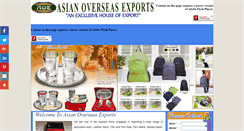Desktop Screenshot of aoexports.com